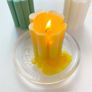 Vela de Cera de Soja y Cera de Abeja 500g Blanca Sin Humo Para Decoración del Hogar - Product Image 1