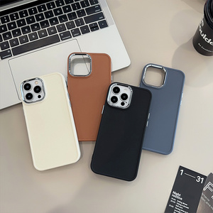 <span class=keywords><strong>Coque</strong></span> de téléphone cadre <span class=keywords><strong>Photo</strong></span> en métal de couleur unie pour <span class=keywords><strong>iPhone</strong></span> 16 Pro Max 15 14 13 <span class=keywords><strong>12</strong></span> 11 Xs Xr Xs Max <span class=keywords><strong>coque</strong></span> arrière antichoc en TPU mat - Product Image 3