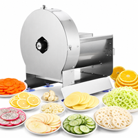 Elektrische fruit- en groentesnijder, rasp en snijmachine voor appel, mango, olijf, plantain, gedroogd fruit etc.