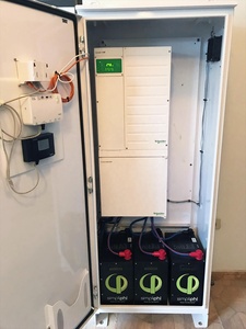 Gabinete de Baterías Solares para Inversor Exterior con Panel de Aire Acondicionado Refrigerado, con Cerradura y Protección IP65 - Product Image 4