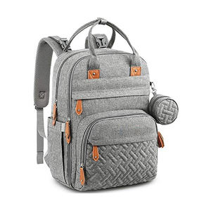 Sac à langer pour femme avec grande capacité, sac à langer polyvalent pour bébé garçon ou fille, échantillon gratuit - Product Image 1