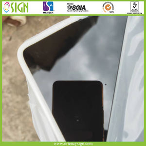 แผ่นอะคริลิคสีทองแบบกระจก/แผ่นอะคริลิคตัดตามขนาด/แผ่นอะคริลิค ABS สองสีสำหรับงานแกะสลักด้วยเลเซอร์/แผ่น PMMA สี - Product Image 6