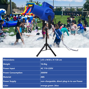Machine à mousse à jet vertical haute puissance <span class=keywords><strong>2000W</strong></span>, canon à mousse pour fêtes, mariages, piscines, événements et scènes pour enfants - Product Image 2
