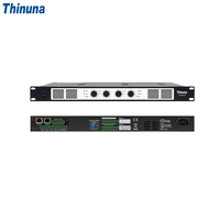 Amplificador de Potencia Digital de Red POE Thinuna IP-4450AP III SC IP PA System 70/100V de 4 Canales y 500W con SIP/ONVIF y Doble RJ45