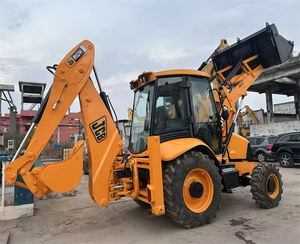 Chargeuse sur pneus d'occasion, rétrocaveuse 4x4 3cx, mini tracteur JCB 3cx avec chargeur frontal - Product Image 6