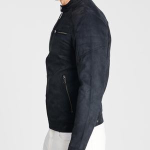 Manufacturer High Quality Custom Logo Faux <b>Suede</b> Zip up <b>Jacket</b> for Men - Product Image 2