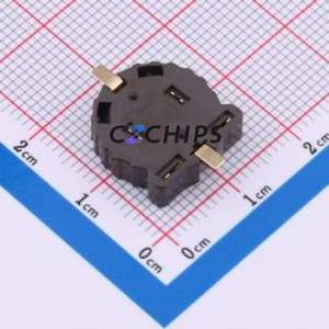 BS-12-B3AA003-T Button & Strip Battery Connector SMD Connector Battery Holder CR1220 Phosphor Bronze - Product Image 2