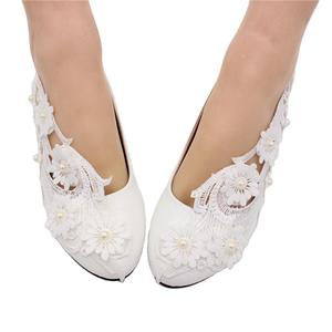 High Quality New Fashion Bridal <strong>Shoes</strong> Plus <strong>Size</strong> Women's Low Heel High Heel Pointed fairy Wedding Bridesmaid Sho - Product Image 5