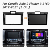 Octa-core Radio Stereo Audio navigasi layar sentuh, Radio mobil otomatis untuk Toyota Corolla Axio 2 Fielder 3 E160 2012 - 2021