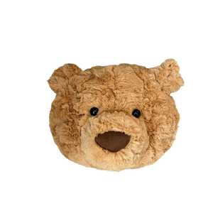 Bolso Bandolera con Cabeza de Oso de Peluche de <span class=keywords><strong>Barcelona</strong></span>, Bolso de Hombro con Cara de Peluche, Bolso Mensajero de Peluche Suave con Relleno de Algodón PP, Correa Ajustable - Product Image 6