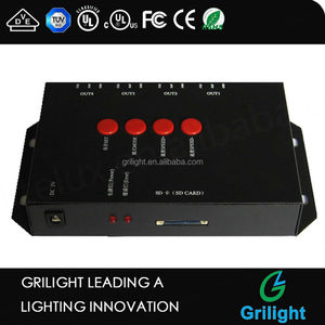 Contrôleur de lumières de Noël LED, contrôleur de pixels T100k T200k T300k T-1000 avec carte SD - Product Image 3