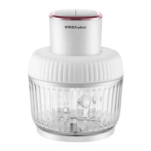 Picadora eléctrica multifuncional para alimentos, de acero inoxidable rebanadora, materiales plásticos, tazón de acero de vidrio para el hogar, carne, hogar, cocina - Product Image 1