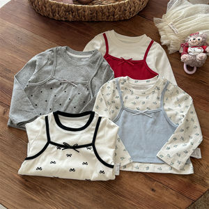 Child Star Circle Baby Girls Long Sleeve T-Shirt Crew Neck Breathable Autumn Casual Top - Product Image 3