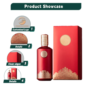 Caja de Regalo de Lujo Personalizada para Botellas de Tequila, Vino, Whisky, Vodka, con Cubierta de Cuero y Cartón - Product Image 6