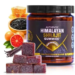Hot Sale Shilajit Gummies Nautral Flavored Fulvic Acid and Trace Minerals For Women and Men Support O EM