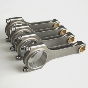 قضبان توصيل مزورة مخصصة عالية الجودة مع مسامير لهوندا لسيفيك CRX D16 D16A D16Y7 D16Y8 D16Z6 حالة جديدة - Product Image 1