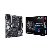 Carte Mère ASUS Prime B450M-A II AMD AM4 128 Go DDR4 4400 O.C. NVMe pour Ordinateur de Bureau avec HDMI 2.0b/DVI/D-Sub USB SATA Disque Dur