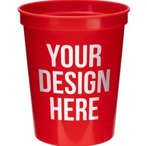 Gobelet de Stade Personnalisé pour Fêtes, Mariages et Événements Sportifs, en PP Réutilisable Sans BPA, Capacités 8oz, 12oz, 16oz, 20oz, 22oz, 32oz - Product Image 1