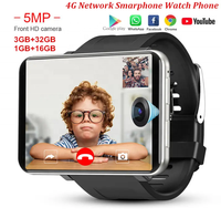 Reloj Inteligente Android 4G 5G de 2.86 Pulgadas, Reloj Inteligente Resistente al Agua DM100 2024 con GPS, SOS, Videollamada, Reloj Inteligente 5G