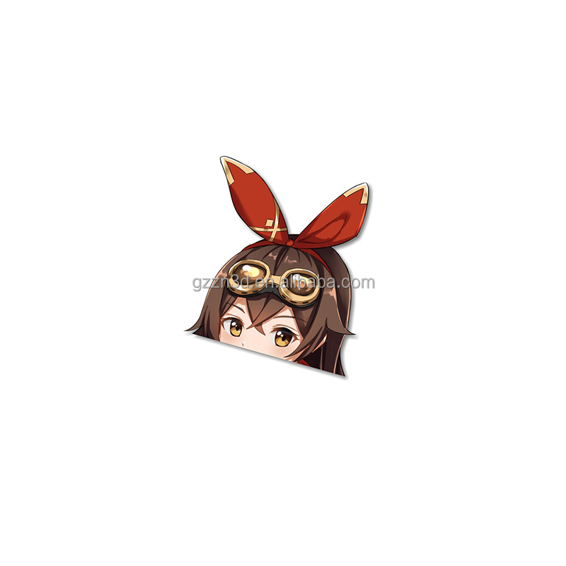 Custom Die Cut Sticker Waterproof 3D Motion Sticker Peeker Sticker Anime