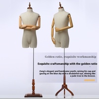 Maniquí Masculino de Medio Cuerpo Estilo Coreano de Alta Gama, Accesorios para Exhibición en Tiendas de Ropa, Muñeco de Exhibición para Escaparates