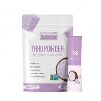 Poudre de racine de taro naturelle pure de qualité alimentaire en gros pour boisson Bubble Tea, avec soutien immunitaire et durée de conservation de 2 ans