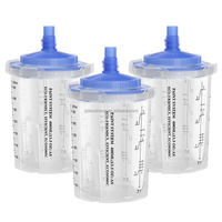 Kit Completo de Vasos Desechables de Plástico para Mezclar Pintura con Alimentación por Gravedad para Pistola de Pulverización OEM