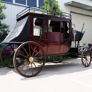Carruaje de Caballos Eléctrico OEM para Bodas, Estilo Real Holandés, Color Personalizado, en Venta, Carroza Tirada por Caballos, Transporte Especial - Product Image 5