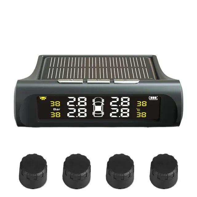 Chất Lượng Tốt Năng Lượng Mặt Trời Điện Áp Suất Lốp TPMS Hệ Thống Giám Sát