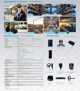 วิทยุสื่อสารแบบพกพา Hytera P50 Professional GPS/GLONASS วิทยุสื่อสาร 2 ทาง Hytera 4G LTE POC สำหรับหน่วยงานเทศบาล รองรับ WiFi ได้รับการรับรองมาตรฐาน CE - Product Image 6