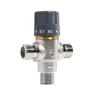 Válvulas Mezcladoras Termostáticas de Latón Niquelado Directo de Fábrica, Control Automático de Temperatura Anti-Escaldaduras para Grifos de Baño y Ducha - Product Image 3