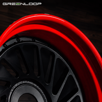 Rines Deportivos Forjados Rojos Personalizados GREENLOOP, Ruedas de Aleación de 19 20 21 22 24 26 Pulgadas 5X114.3 5X130 para Mercedes Bentley Urus C8 GTR