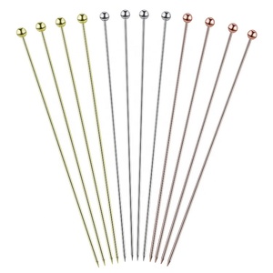 Brochetas de Frutas de Acero Inoxidable de Alta Calidad, 20 cm, Palillos Desechables para Cócteles, Ecológicos, de Grado Alimenticio - Product Image 1