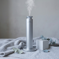 Diffuseur d'huiles essentielles intelligent de luxe pour hôtel et maison, contrôlé par application USB, en métal, parfum longue durée, fonctionnement sans eau, personnalisable