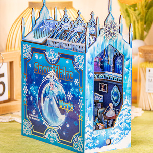 ARTYIMO Creative DIY Book Nook Frozen Legend Modello 3D in Legno Regalo Puzzle Stile Cartone Animato Giocattoli Educativi Prodotto a Shanghai Confezione Inclusa - Product Image 4