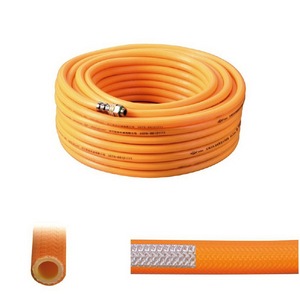 Tuyau d'arrosage PVC haute pression de 100 m avec raccords, enrouleur de tuyau d'eau pour jardin, référence 449051 - Product Image 1