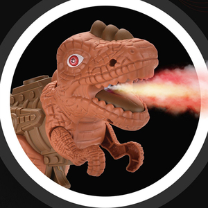 مسدس ماء بلاستيكي ملون على شكل ديناصور كرتوني رائج للألعاب الصيفية الخارجية - Product Image 6