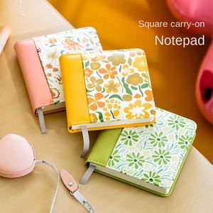 Small Fresh A7 Mini Pocket Book High Color Value Cute Horizontal Line Blank Grid Hand Account <b>Journal</b> Portable Notebook Book - Product Image 2