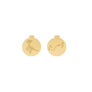 Orecchini a Perno Placcati Oro Segno Zodiacale Scorpione 12mm Acciaio 12 PQT:12 Rif:45808 - Product Image 2