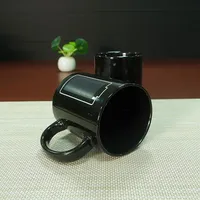 크리 에이 티브 배터리 매직 머그 긍정적 인 에너지 색상 변경 컵 세라믹 변색 커피 차 우유 머그 참신 선물