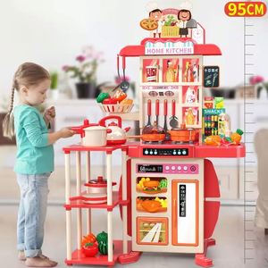 Ensemble de cuisine de simulation pour enfants, maison de jeu familiale, jouets de cuisine, prix de gros usine 95 cm - Product Image 4