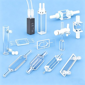 Cuvette de flux optique haute pureté pour analyseur automatique – Tailles personnalisables, distances optiques de haute précision - Product Image 1