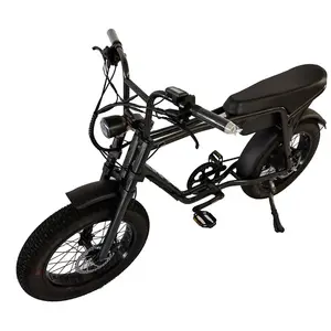 2024 Electric Bike Ready Stock Electrically Mountain Fatbike Eu Cheap 20inch Fat Tire Ebike Motorcycles