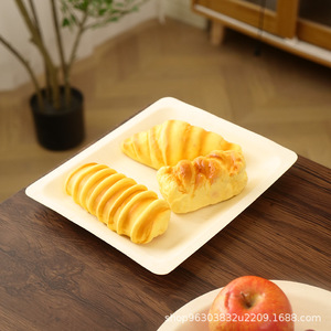 Disposable Wooden Food <b>Tray</b> 27cm Square For Picnic Outdoor Use - Product Image 4
