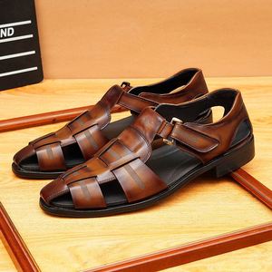 Sandales plates décontractées pour hommes, sandales de randonnée légères et respirantes de marque tendance pour hommes - Product Image 6