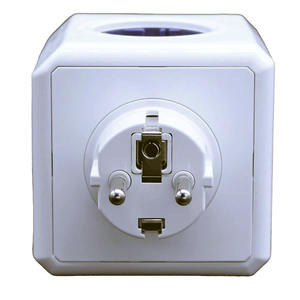 Regleta de 1202 con 2 puertos USB, azul, ideal para cargar múltiples dispositivos y ampliar los puntos de energía. - Product Image 2