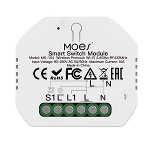 MOES Tuya Wifi RF433 BT Ổ Cắm Công Tắc Đèn Gia Đình Mô-đun Thiết Bị Điều Khiển Từ Xa - Product Image 2