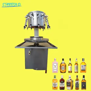 Sifón semiautomático comida bebida jugo agua Mineral cerveza vinagre vino embotellado máquina de llenado