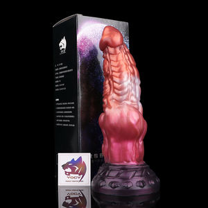 YOCY Dev Yapay Penis Vakumlu Tutucu Büyük Düğümlü Penis Çift Katmanlı Silikon Anal Plug Gerçekçi Ejderha Yapay Penis Erkek/Kadın/Yetişkinler İçin Seks Oyuncağı - Product Image 6