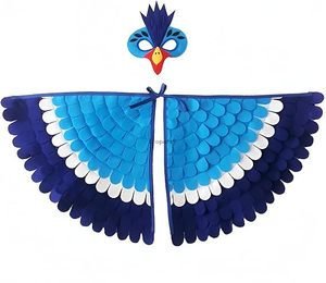 Nuovo Costume per bambini <span class=keywords><strong>ali</strong></span> di uccello gufo e pavone in maschera abito occhi di feltro e <span class=keywords><strong>ali</strong></span> di <span class=keywords><strong>fata</strong></span> Set di forniture per feste di Halloween - Product Image 4